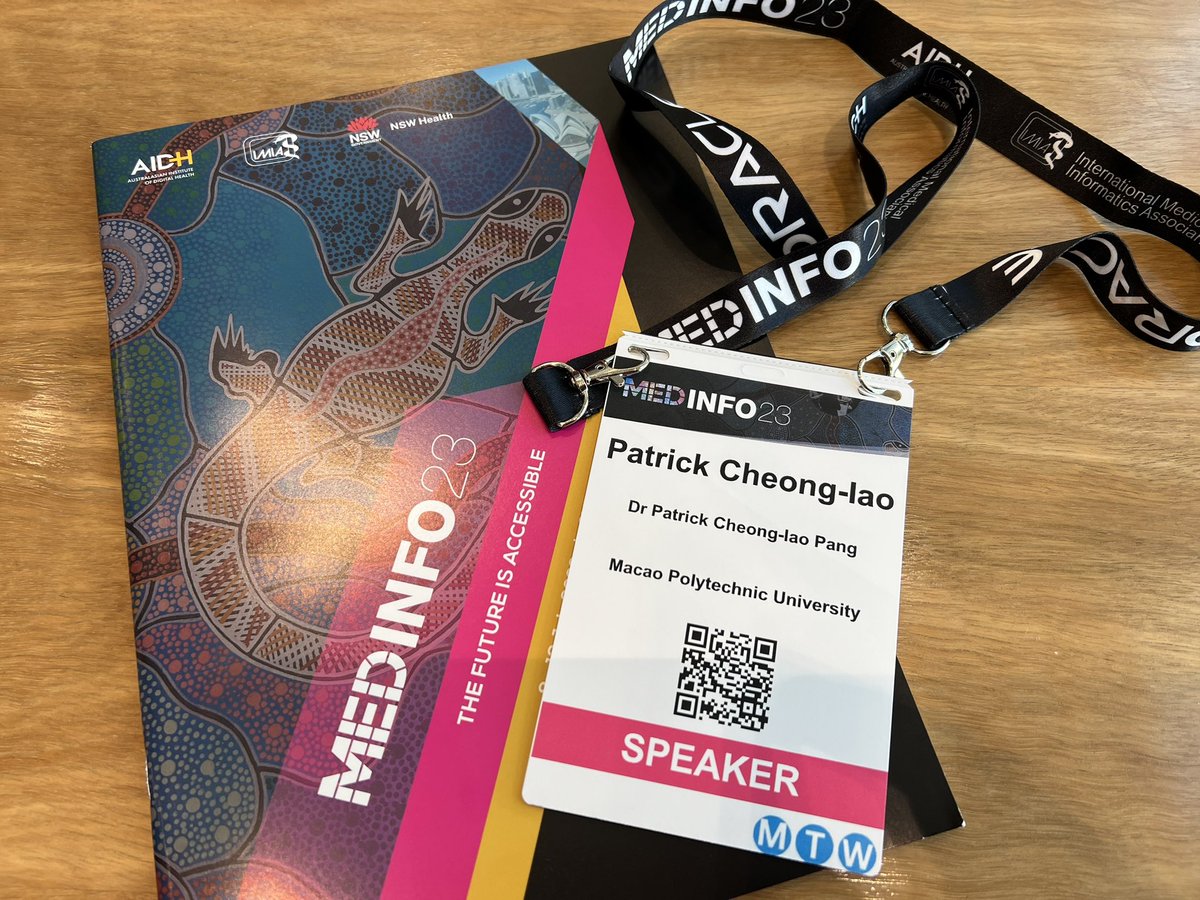 DrPatrickPang's tweet image. This concludes my #MEDINFO23 journey. One thing I notice is that many people informally discuss the use of generative AI and large models in #healthinformatics. I think we will see a lot of this research in the next MEDINFO 👋