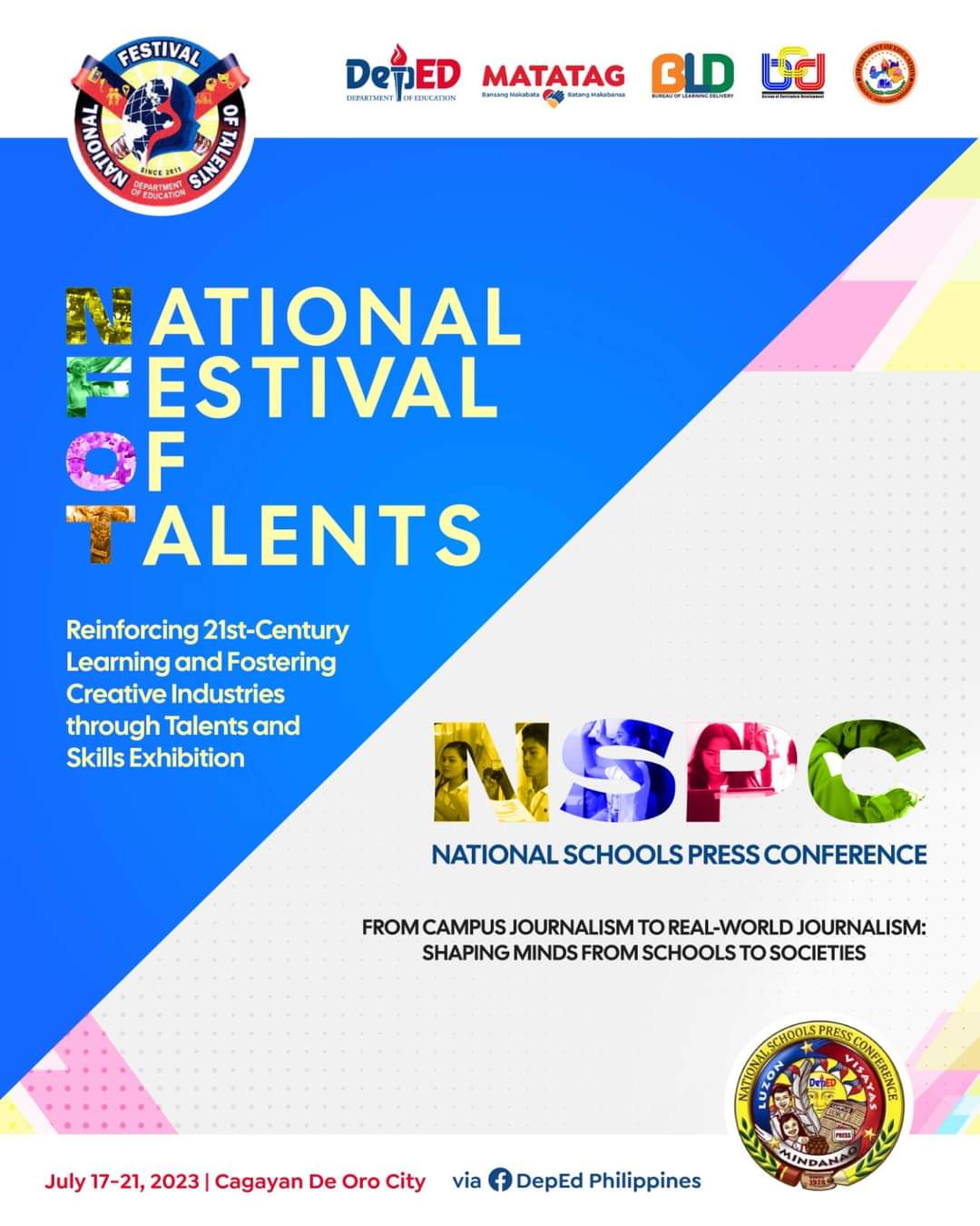 DepEd on Twitter "EXCITED NA KAMI SA NSPCNFOT 2023! 😊 Saksihan ang