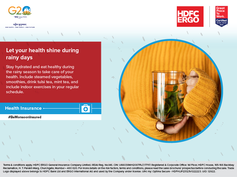 Rohit_jcpl's tweet photo. Take care of your health during the rainy season and insure yourself with HDFC ERGO's health insurance plans to stay protected against unexpected medical expenses!
#BeMonsoonInsured https://t.co/NdmctbexLo https://t.co/Zjyz3q15Nt