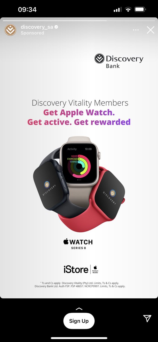 johan__dewet's tweet photo. @Discovery_SA You will need to remove or update your ads please. The call centre says this benefit is no longer available? #discoverybank #discoveryvitality #vitality https://t.co/GXbEgjgJF6
