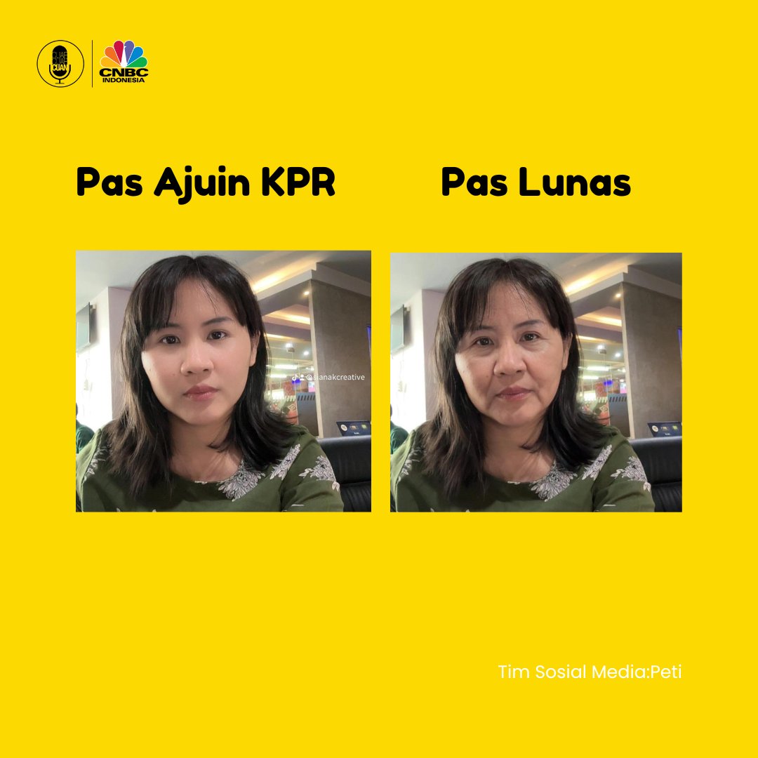 cnbcindonesia's tweet photo. Semangat para pejuang KPR Rumah!! 💪 https://t.co/s22Fu758GF