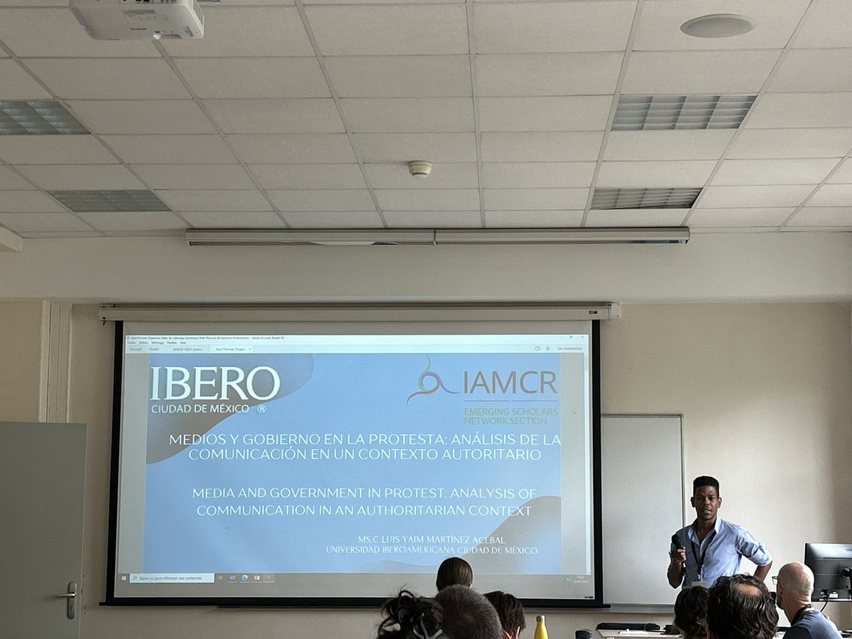 WeiyuZ's tweet image. #IAMCR2023 CPT impressions. Another unique feature about #IAMCR is that presenters can present in English or Spanish. Our presenter Luis Yaim Martinez from Mexico had both languages on his slides to help the audiences.