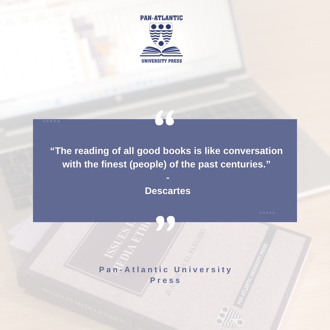 paupress_ng's tweet image. Immerse yourself in the rich tapestry of ideas and immerse yourself in conversations with the great minds from the Pan-Atlantic University Press Books - where the wisdom of the ages resides within your grasp.

#pau #paupress #book #conversation