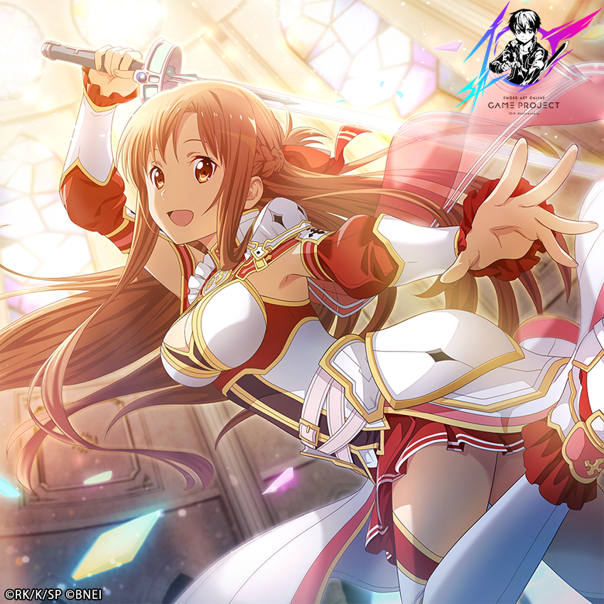 バディファイト ソードアート・オンライン 忘れない、最上級の笑顔 アスナ □SAOゲーム10周年コラボ 新☆4【輝く笑顔】#アスナ が登場 片手細剣
