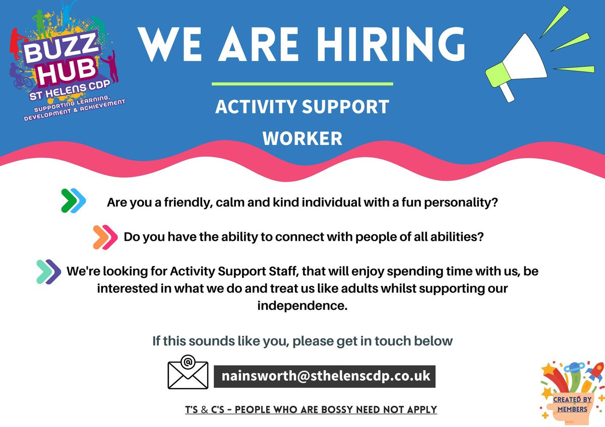 Do You Want To Work In a Fun, Friendly Environment Where No Two Days Are The Same?😆
Get In Touch Below👇
Please Share So We Can Reach As Many People As Possible🙏