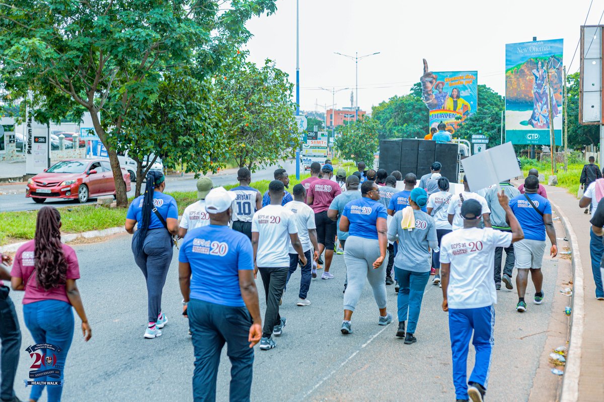 From the College to the Streets........
A recap of our 20th Anniversary Health Walk which took place this past Saturday
<a href="/Jefferson_OA/">Jefferson Owusu MD</a>  <a href="/JOOJO__MD/">💙💙💙💙💙💙💙💙</a> <a href="/acmedicine/">Accra College of Medicine</a> <a href="/jda_ghana/">Junior Doctors' Association, Ghana</a> 

#GCPSat20
#healthcare 
#medicaleducation