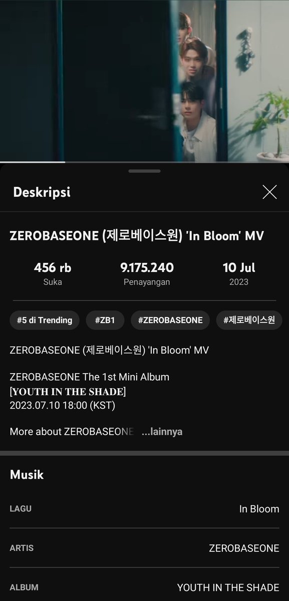 ajierae's tweet photo. DON'T BREAK THE CHAIN ‼️  Qrt your ss of streaming "In Bloom" MV and tag your 5 or more moots 🫶🏻
#ZEROBASEONE #ZB1 #제로베이스원 #YOUTHINTHESHADE #InBloom

https://t.co/IS26UOxxP1

Tag : @725miracle @bean_cutiee @cchocoyujin @cilyucill @flowtyfloot https://t.co/XPPaTLEhjv