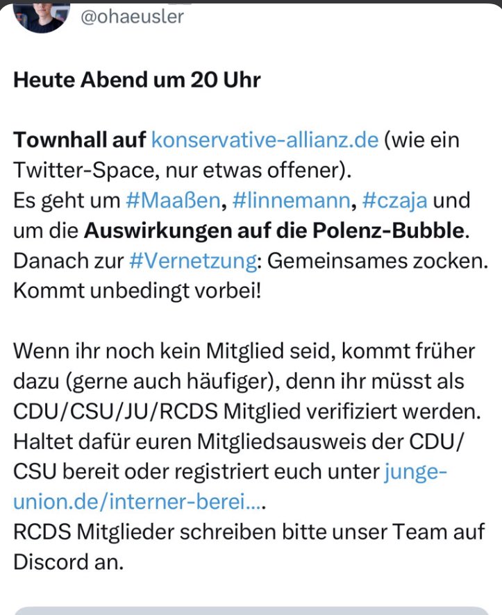 polenz_r's tweet photo. Transparenztweet: 1/2 Seit Tagen werde ich besonders heftig angegriffen, auch aus den Reihen von CDU, JU und RCDS. Die Angriffe waren koordiniert. Die „Werte“Union und ihre Anhänger:innen wittern Morgenluft. Da stört jeder, der die AfD eine faschistische Partei nennt. 2/2 https://t.co/AcICmGVc7u
