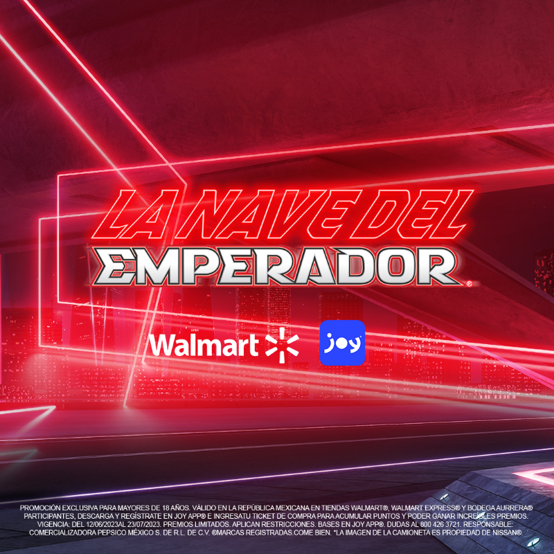 Emperador_Mx's tweet photo. Aún estás a tiempo de apoderarte de las llaves de #LaNaveDelEmperador, para poder ganar ve por tus Galletas Emperador® favoritas a Walmart® y sigue registrando tus tickets en JoyApp®. #ElPoderdeLiberarte