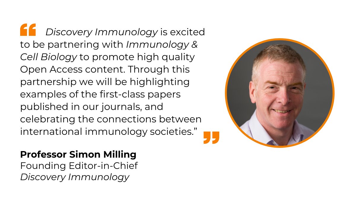 We're delighted to start a new collaboration with <a href="/ASImmunology/">Australian and New Zealand Society for Immunology</a>!

Their official journal <a href="/ImmunolCellBiol/">ICB - the journal</a> &amp; our journal <a href="/discovimmunol/">Discovery Immunology Journal</a> will work together in exciting joint initiatives starting with our 'Outstanding Article of the Month' 🙌

Find out more &amp; read the articles ⬇️