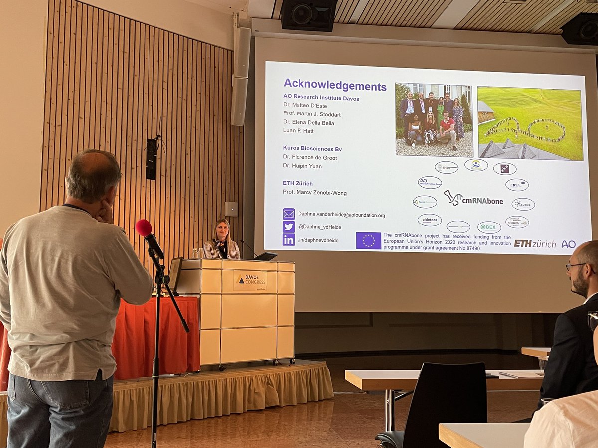 Martin J Stoddart (@martin_stoddart) on Twitter photo <a href="/cmRNAbone/">cmRNAbone</a> results generating lots of interest after the excellent presentation by <a href="/Daphne_vdHeide/">Daphne van der Heide</a> at ECM2023 Bone and Fracture Repair conference <a href="/AOFoundation/">AO Foundation</a> #Davos <a href="/cmRNAbone/">cmRNAbone</a> results generating lots of interest after the excellent presentation by <a href="/Daphne_vdHeide/">Daphne van der Heide</a> at ECM2023 Bone and Fracture Repair conference <a href="/AOFoundation/">AO Foundation</a> #Davos