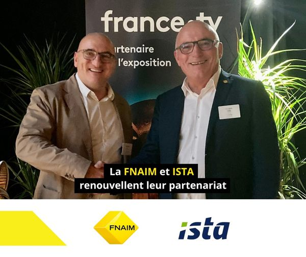 Renouvellement du #partenariat national <a href="/FNAIM/">FNAIM</a> x <a href="/istaFrance/">istaFrance</a> pour apporter aux #copropriétés gérées par les adhérents une offre de répartition des charges d’#eau et de #chauffage.