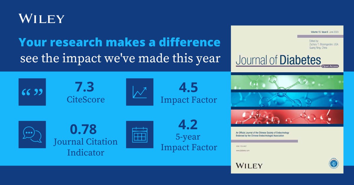 Journal of Diabetes_JDB on Twitter "Our authors are creating impact