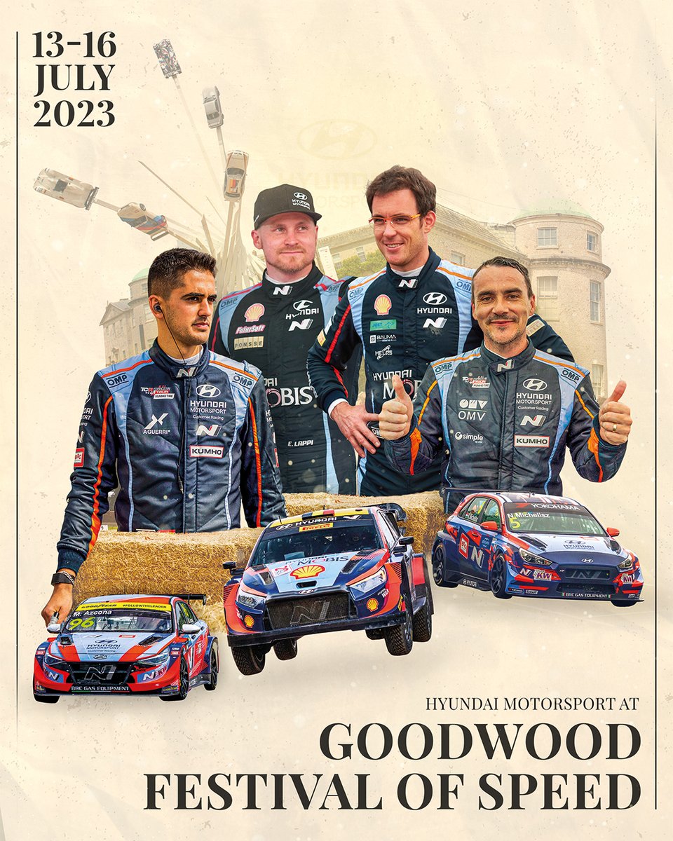 Who’s ready for the 2023 Goodwood Festival of Speed? 🏁

#FOS #HMSGOfficial #NeverJustDrive