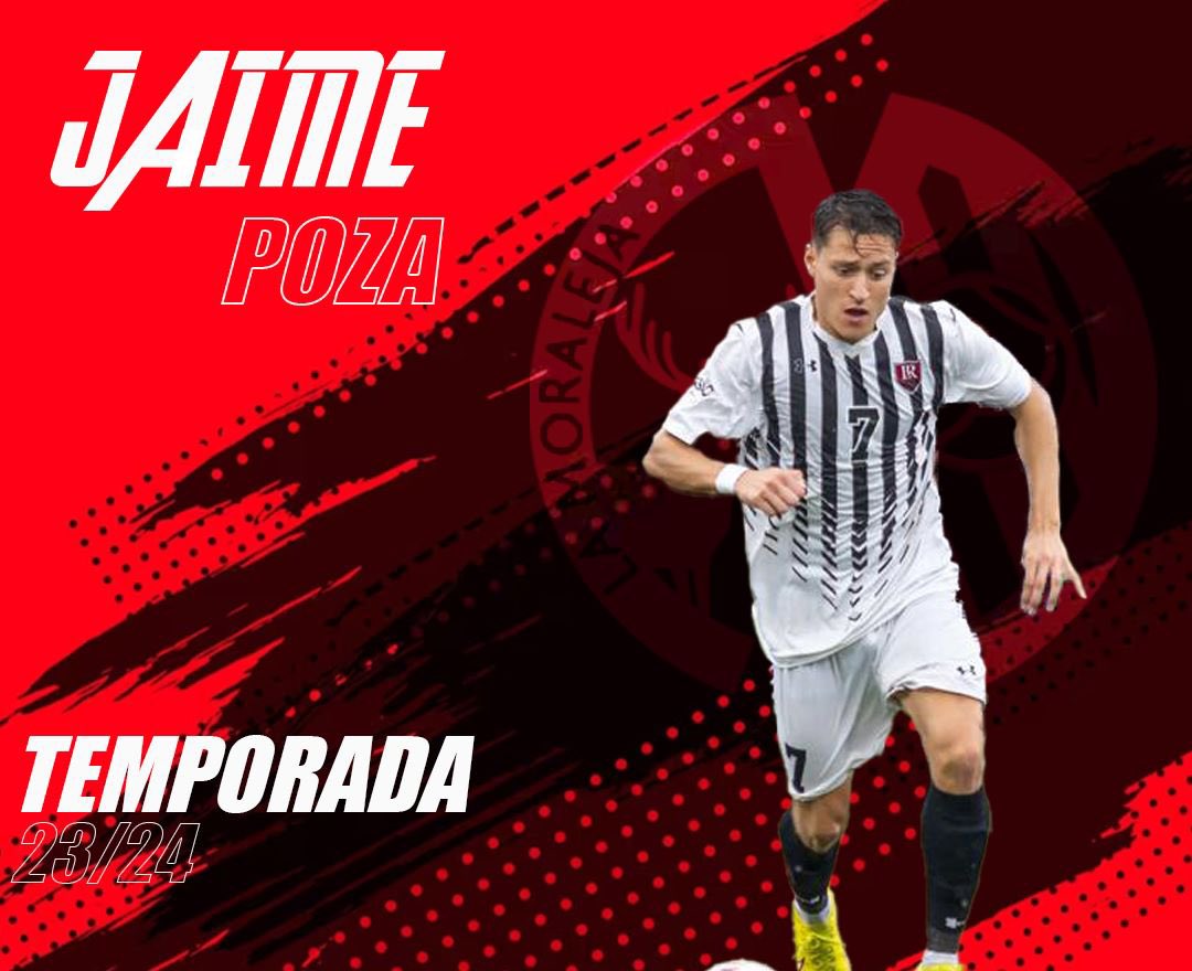 LAMORALEJACF's tweet photo. 🙌🤝 𝐅𝐈𝐂𝐇𝐀𝐉𝐄 // JAIME POZA

Seguimos con grandes noticias para el primer equipo

@jaimepozaRM llega al club para aportar su desequilibrio, velocidad y gol a nuestro ataque

¡BIENVENIDO! 🔴🦌

#vamosLMCF #patrocinadoresLMCF #ganasdefútbol #lapreferentemola #fichaje https://t.co/JGrXkSVrRy