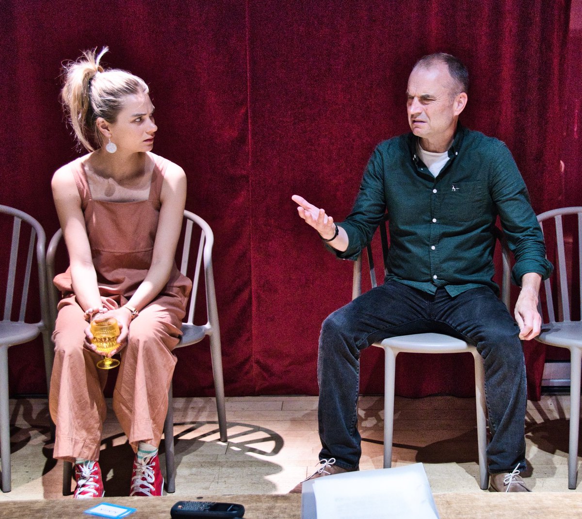 JStrafford9's tweet photo. We open in a week! There's till time to get your tickets: https://t.co/dLEAxxQdVi
‘From This Day Forward' by @NicolasRidley at the OSO Arts Centre, Barnes, 19-23rd July @FortuneRare 
📷Paddy Gormley https://t.co/2eYHKUTWzb