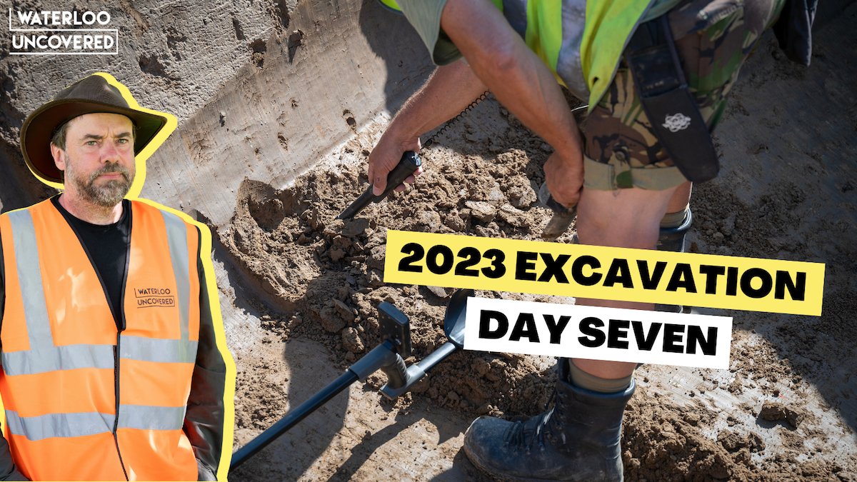 DigWaterloo's tweet image. Explore our two trenches - a former quarry and a lost chapel - with Professor Tony Pollard as he talks you through our exciting discoveries at Hougoumont farm! Watch now: youtu.be/Tbi0rmPCXR0