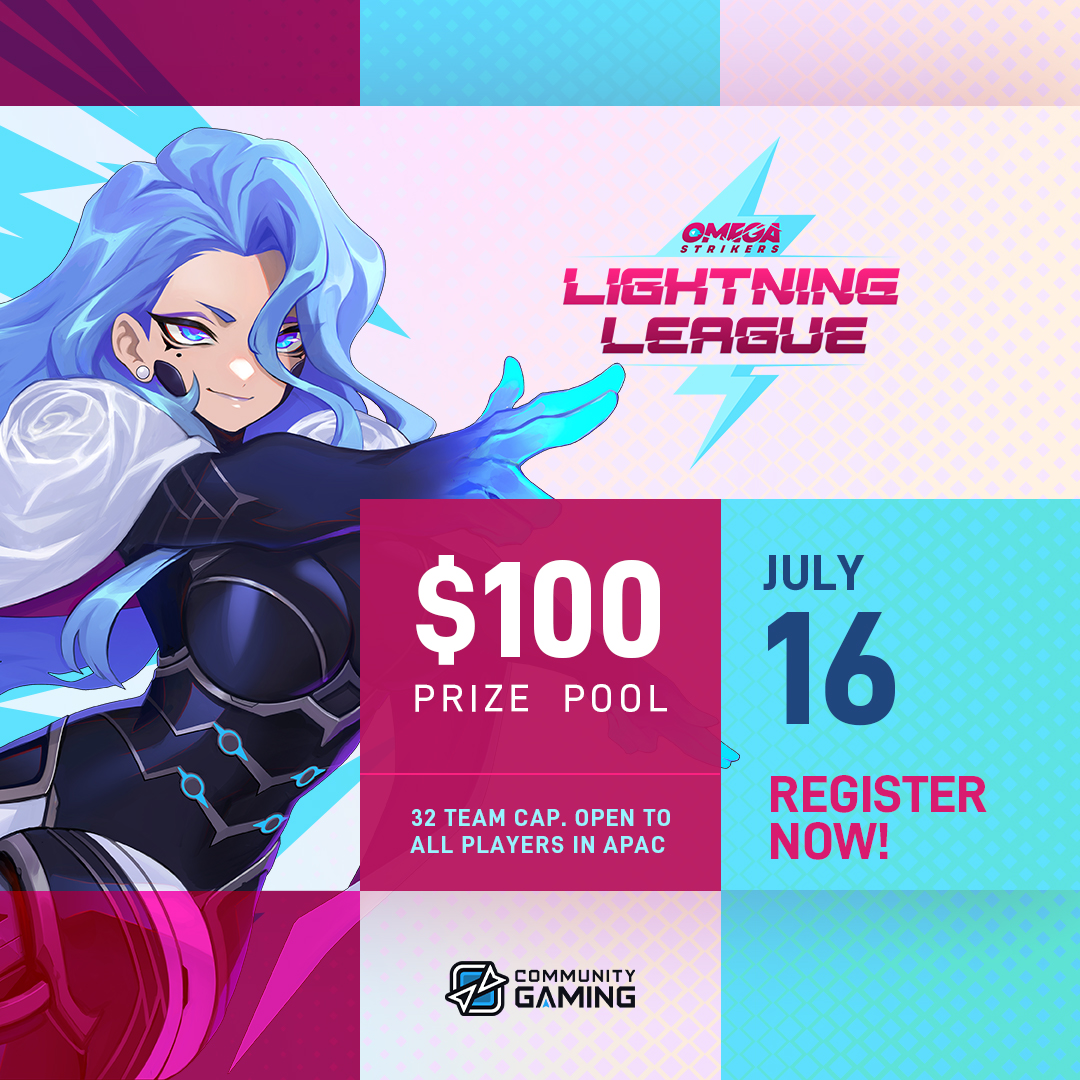 CGaming_SEA's tweet photo. Don't want to miss out on all the omega striker's action 👀
Ez, we got you covered! 😉
Get back in the game and join with your squad now!
Sign up down below👇
👉 Register: https://t.co/QxyrOyXTeX
💸 $100 prize pool
No team, no cap 🧢
#SEApremacy #GOStrike #OmegaStrikers https://t.co/3r8ygQPItH