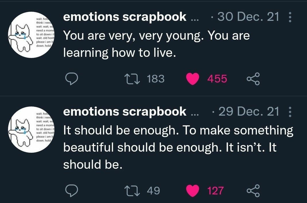 as certain dark things are loved tweet media