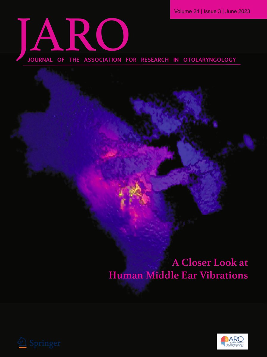 @JARO_News (@jaro_news) on Twitter photo The new issue from <a href="/JARO_News/">@JARO_News</a> is now available featuring an editorial from Deb Tucci @NIDCD, a review on the genetics of Meniere's disease, auditory brainstem implants, and much more!
jaro-journal.org The new issue from <a href="/JARO_News/">@JARO_News</a> is now available featuring an editorial from Deb Tucci @NIDCD, a review on the genetics of Meniere's disease, auditory brainstem implants, and much more!
jaro-journal.org