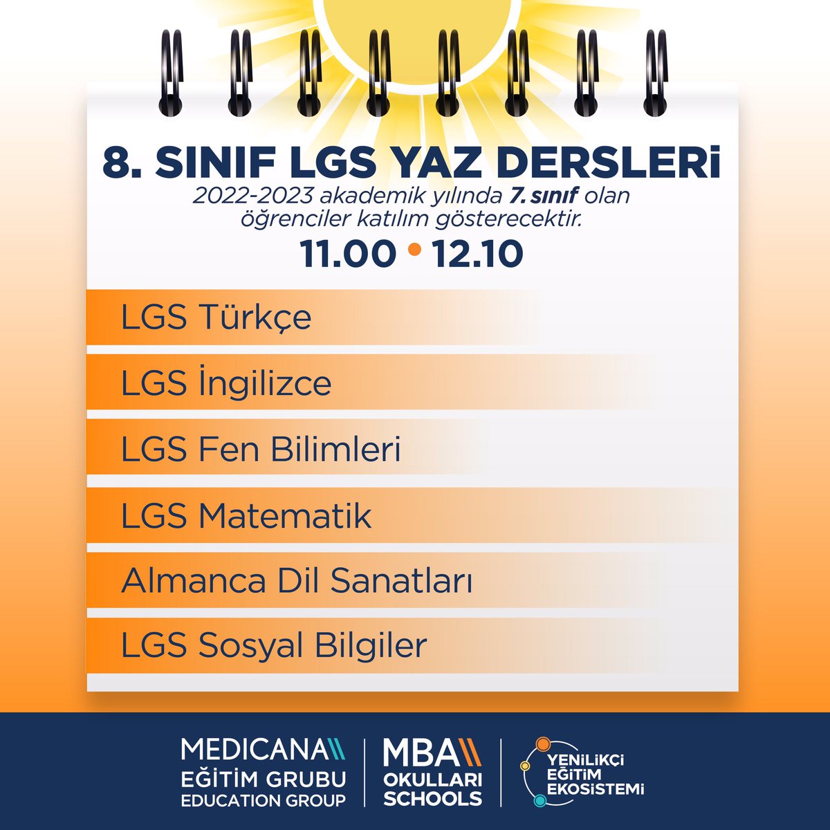 #MBAOkulları #MedicanaEğitimGrubu #MBAYenilikçiEğitimEkosistemi #BaşarıTasarımı