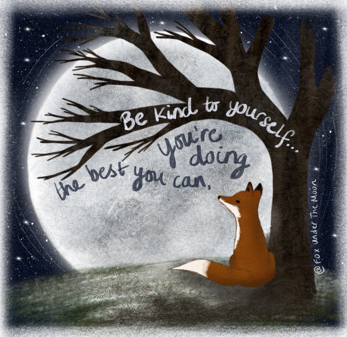 Do you know a friend or family member who is going through a tough time at the moment? Feel free to tag them in this post if they need reminding how wonderful they are.
🦊🌙
"Be kind to yourself...you're doing the best you can."

#BeKind #selflove #acceptance #MentalHealthMatters