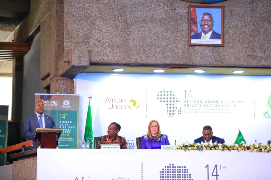 🌍 The #AfricaWeWant can not be an Africa of poverty, it must be an Africa of jobs, wealth, finding local solutions and value addition!

➕We must set our own #AfricanEconomicAgenda, 

➕We must make deliberate efforts to #InvestinAfrica
 says EAC SG @pmathuki at #14AUHLPSF