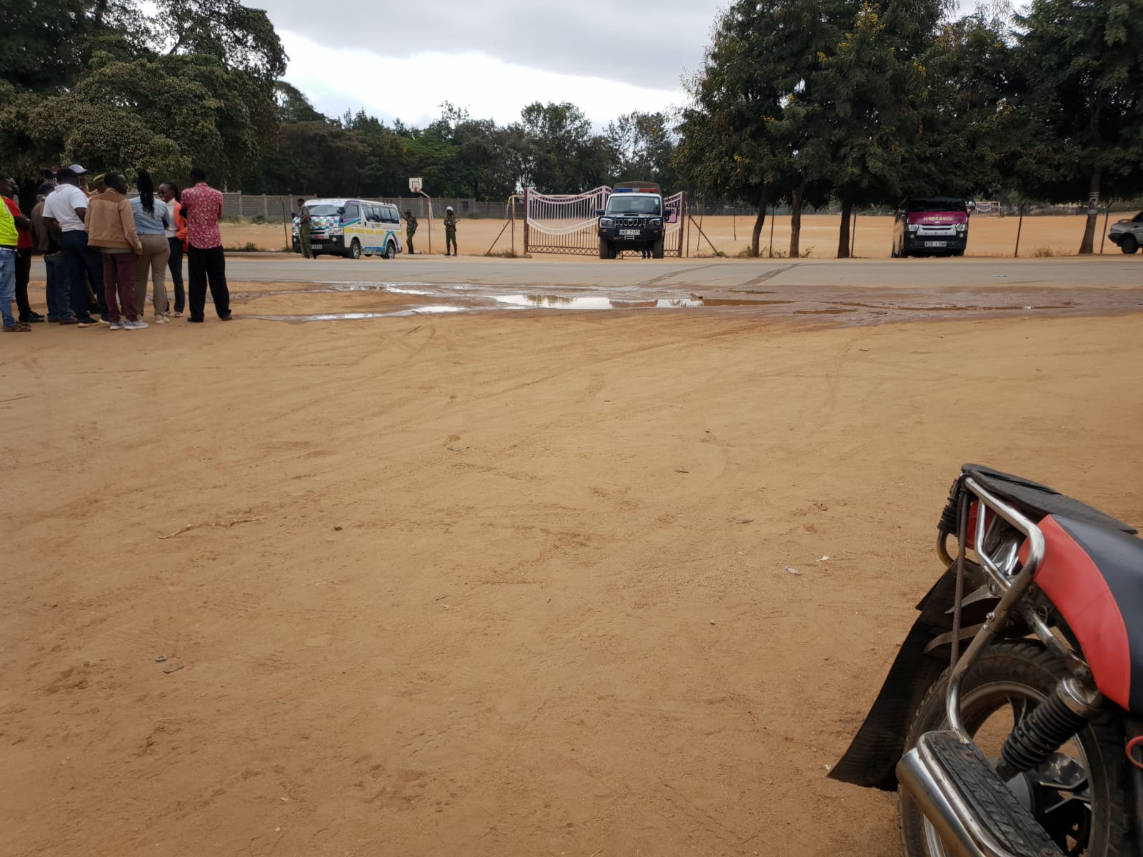 Paloma Gatabaki on Twitter "Police have taken down the tents and sound