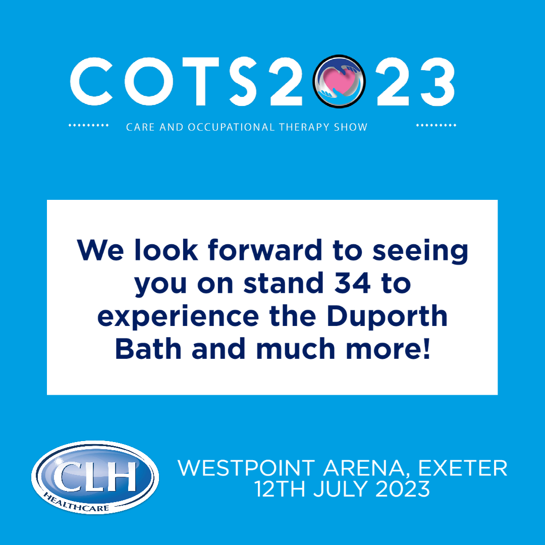 Don't miss out on the opportunity to join us at one of the biggest care events in the South West...

We invite you to visit us today on Stand 34 at the <a href="/CareExhibition/">Care & Occupational Therapy Show</a> show!

#COTS2023 #CareHomeExpo #CommittedToCare