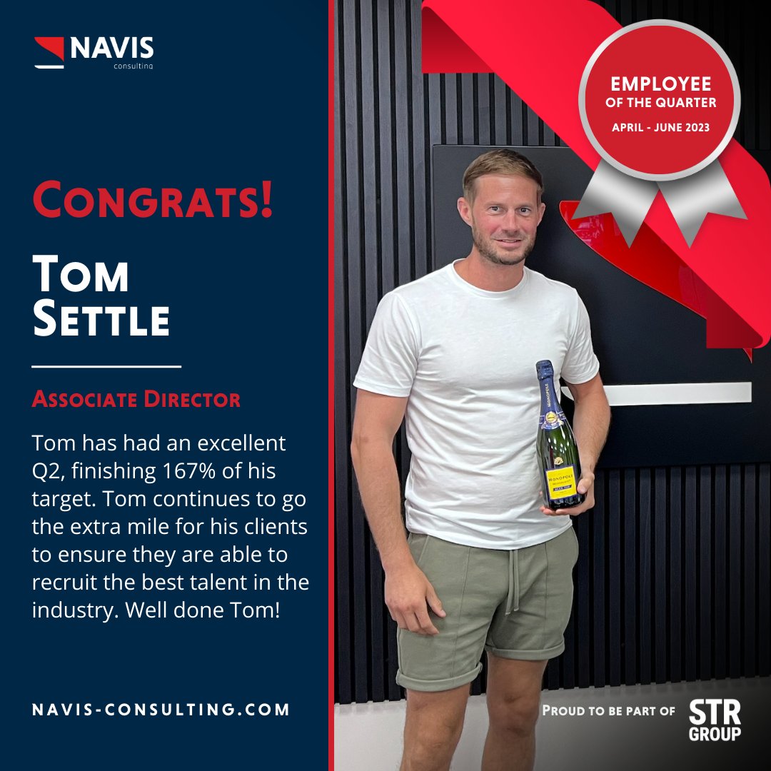 Congratulations to Tom Settle for winning the Employee of the Quarter Award!

#maritimerecruitment #teamwork #navisconsulting #recruitment #recruiterlife #shipping #maritimejobs #navis #maritime