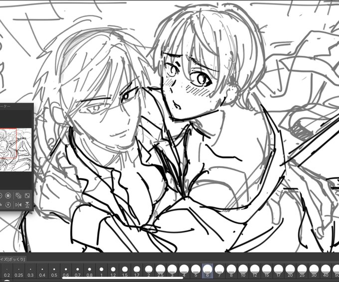 こっちも。頑張って仕上げたい…!!✍️😭 