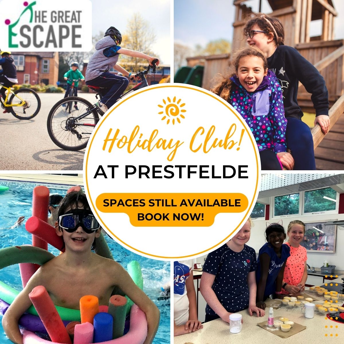 Prestfelde children are having a ball at Holiday Club this week and looking forward to the Big Camp Out next week. We still have spaces available, so if your child would like to come along and join in, please book via Mrs. Brittleton -hbrittleton@prestfelde.co.uk