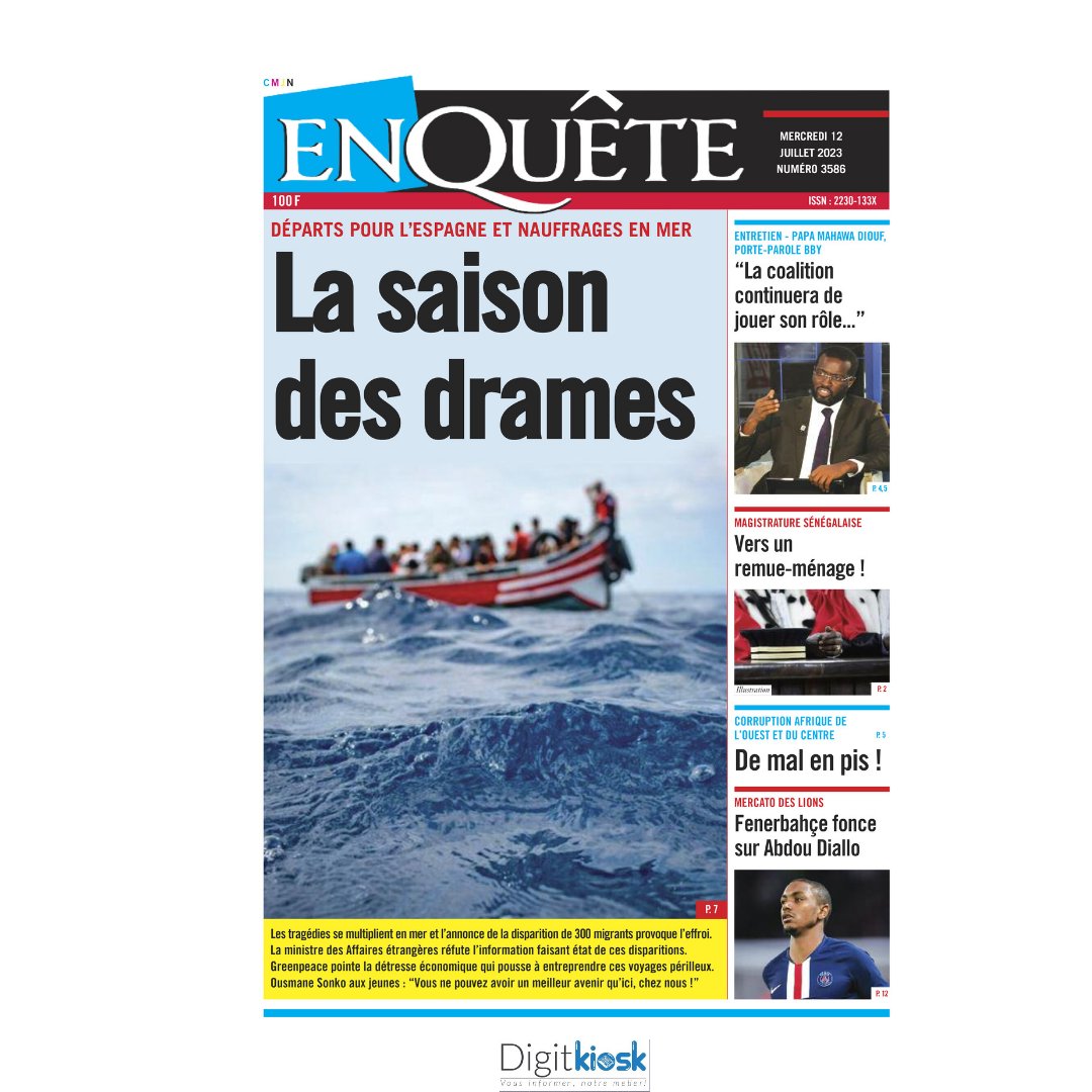 DigitKiosk's tweet photo. Vos quotidiens du jour  disponibles sur Digit-kiosk
.
.
.
.
.
.
.
#digitkiosk #PROS #Dakar #Senegal #sonko #kébétu #galsen #MackySall #team221 #team237 #yaoundé #cameroun #camerounaise https://t.co/ORR4JNpVfY