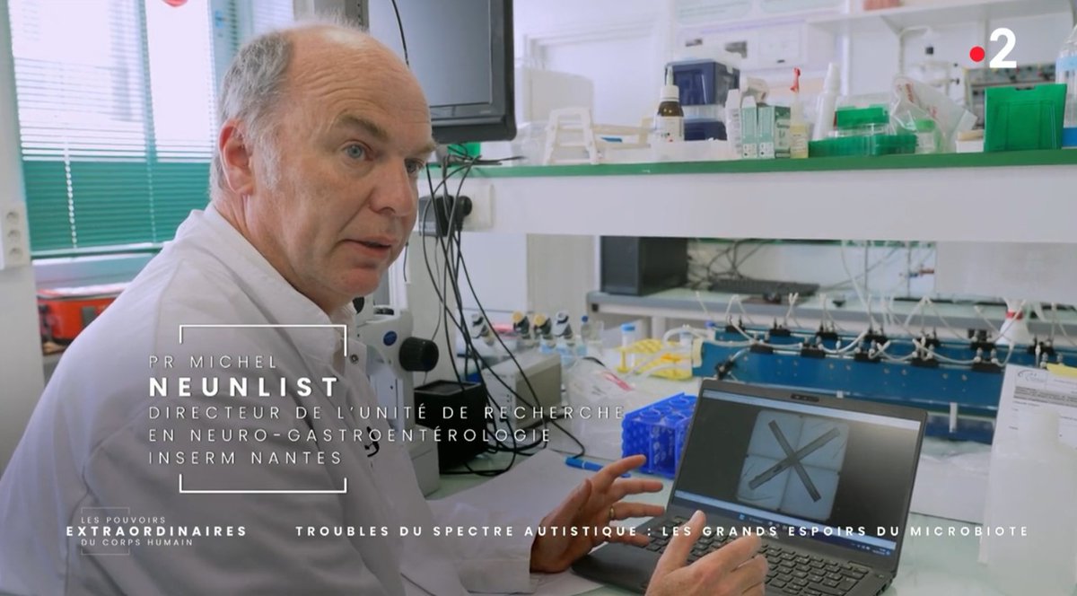TENS_lab's tweet photo. Michel Neunlist nous parle de microbiote dans l'émission  de France 2 "Les pouvoirs extraordinaires du corps humain" 👏👏👏 @InsermGrdOuest @IDigestif @NantesUniv https://t.co/IaMgNHo8CW