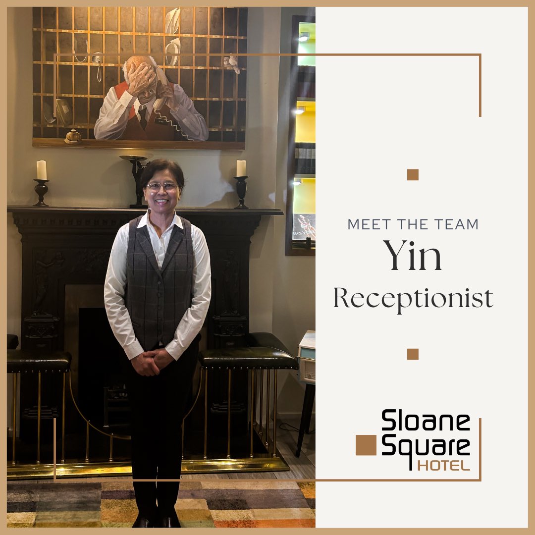 Meet Yin, our receptionist.

For Yin her priority is always to help others from check-in to check-out, our receptionists are always here to help. Yin is an essential part of our hotel team who ensures a pleasant experience for all guests.