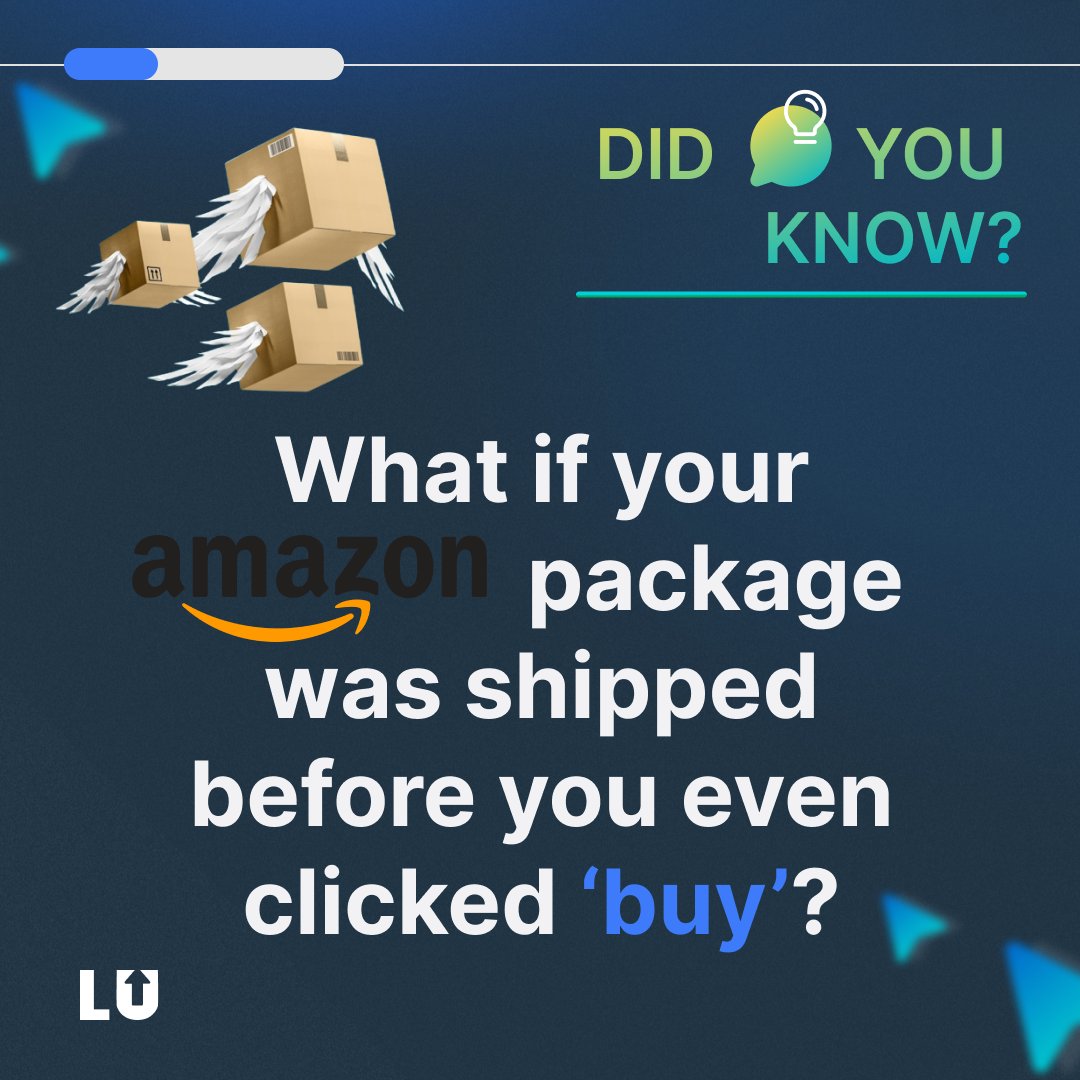 Amazon's Fast Delivery Secret: Anticipatory Shipping!

#Amazon #Shipping #FastDelivery #TechNuggets #TechDiscoveries #TechLearning #TechBytes #TechTrivia #TechFacts #DidYouKnowTech