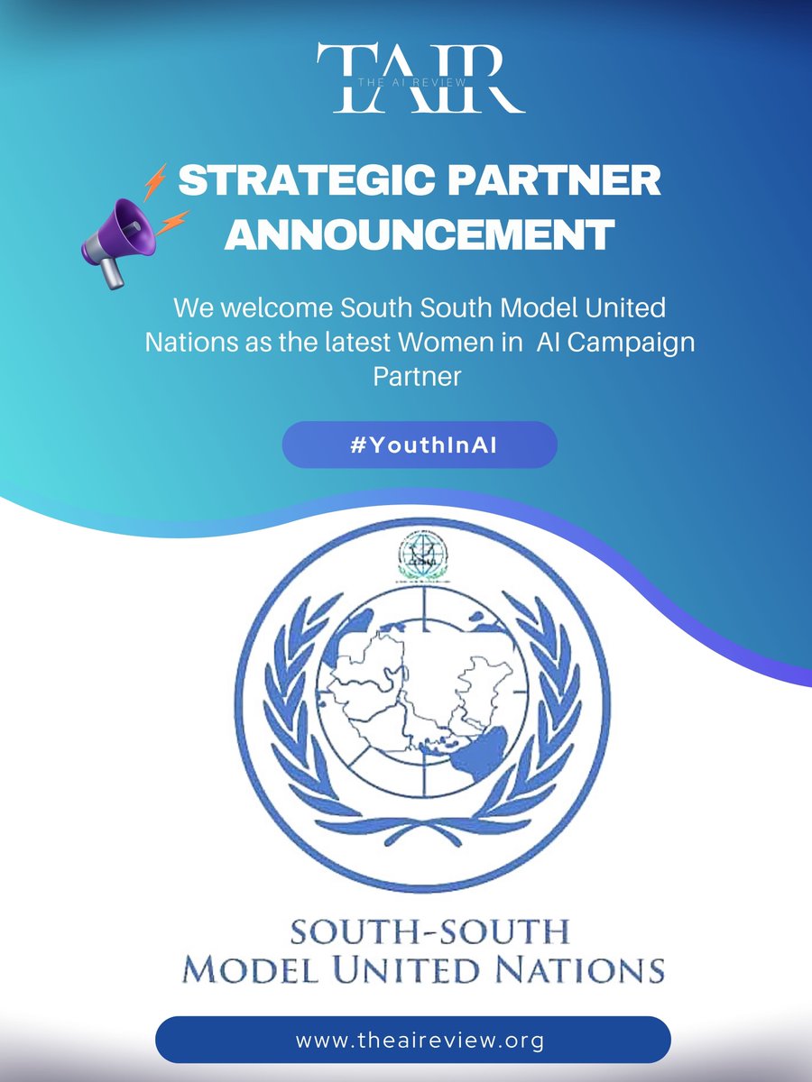 📣 Exciting Partnership Announcement! 

We are thrilled to announce our new partnership with SSMUN! 🤝
Together, we're set to revolutionize education for #youth and drive impactful change.

Stay tuned for more amazing announcements!