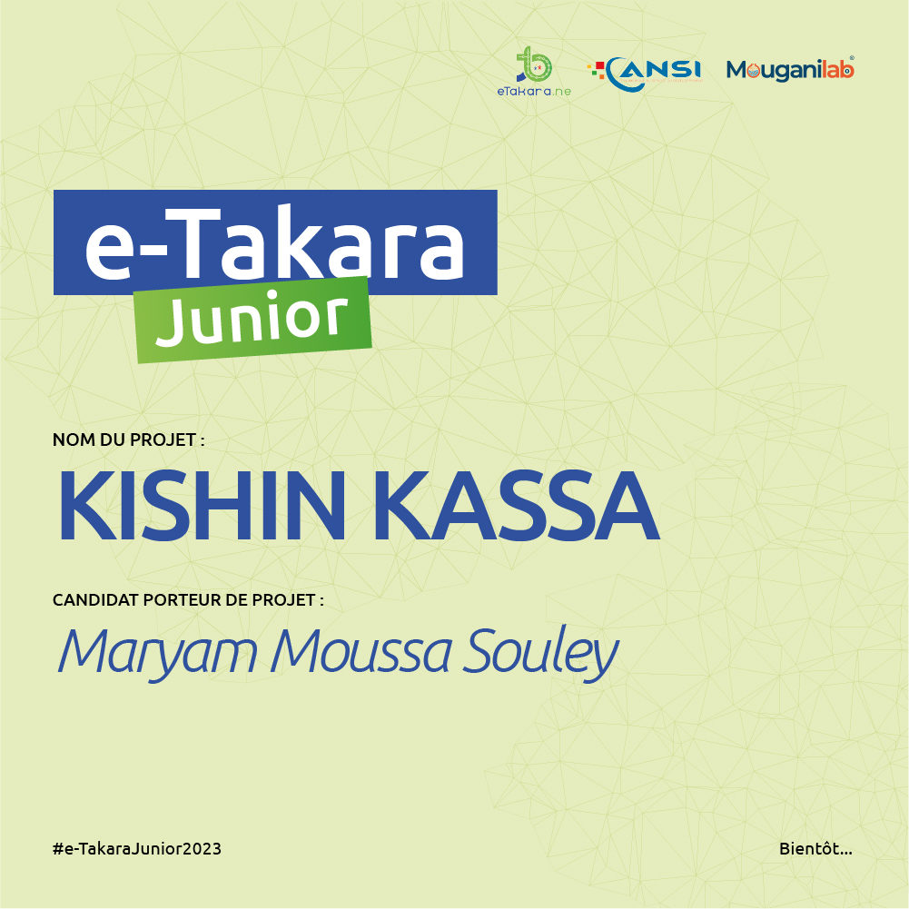 eTakaraJunior's tweet photo. #flashbackETakaraJunior

Maryam pense que le developpement passe aussi par la consommation locale,elle propose alors un modelede craie
qu'elle fabrique à base de produits locaux.

Bientot E-Takara Junior 2023 https://t.co/q9ZKmsJca2