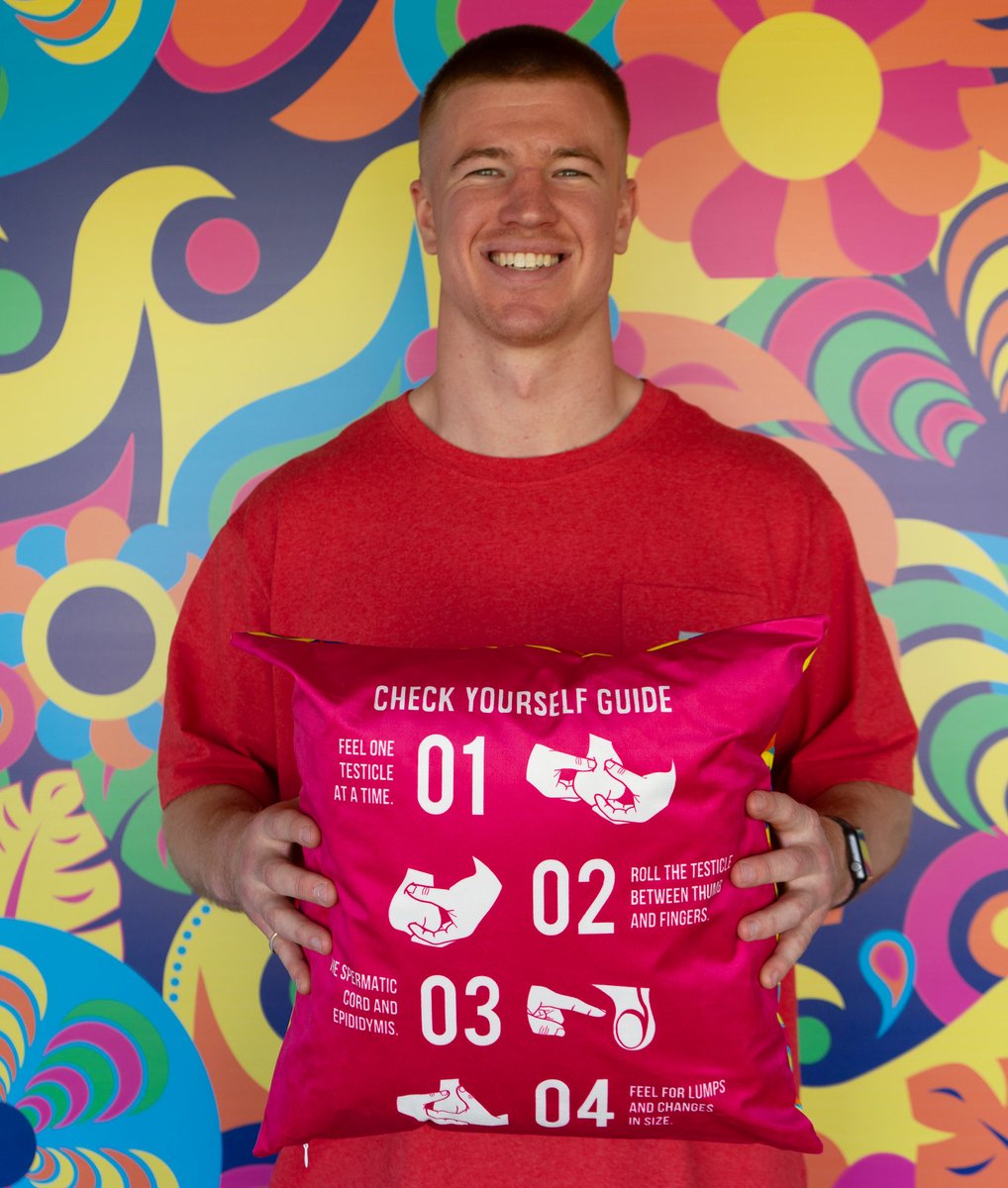 Early detection is key, so here’s a midweek reminder to CHECK YOUR BALLS! 👍

1️⃣ Using both hands feel one testicle at a time. 

2️⃣ Between your thumb and finger inspect by rolling the testicle. 

Continued...⬇️