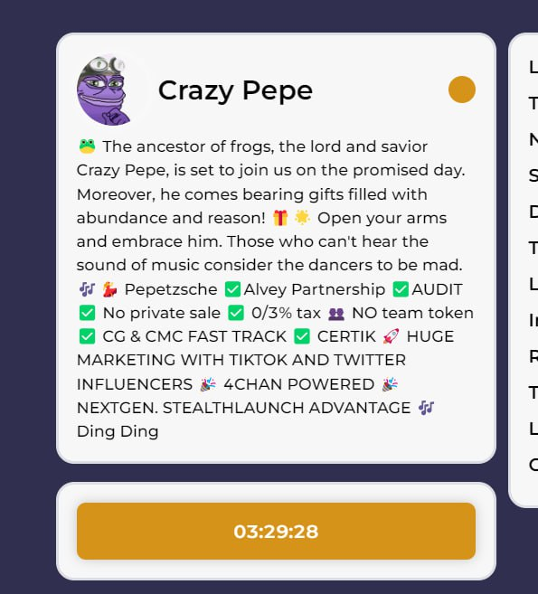 crazypepevip's tweet photo. Launch button as soon as the counter in the picture is reset and anyone can click it. 

First clicker gets launch reward 0.5 bnb! https://t.co/liVX7CToc1