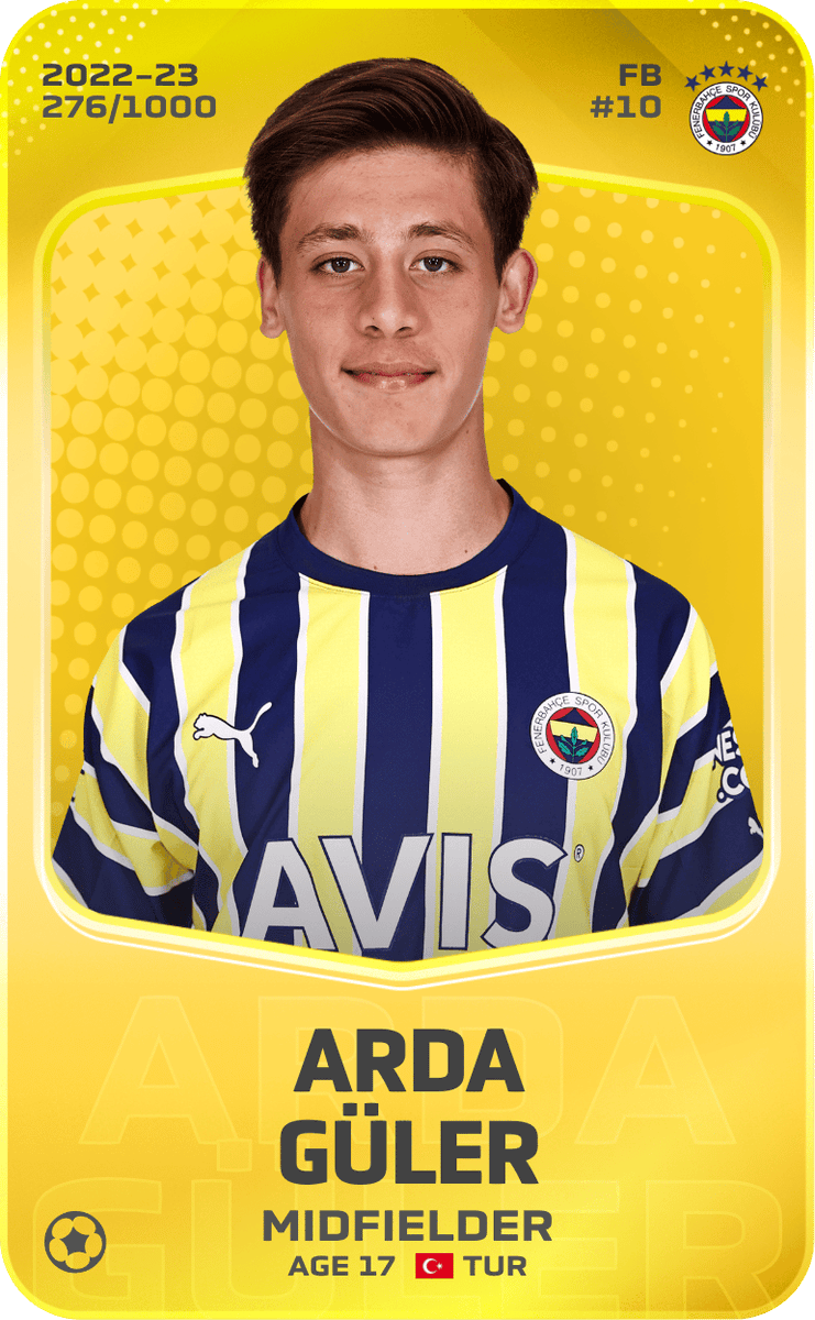 Alyweb3's tweet image. 🎁GIVEAWAY🎁

Prize:
🏆1x Arda Guler Sorare Card ($90)

To Enter:
1⃣Follow @azzopardi_bob
2⃣RT + ❤️ &amp;amp; Tag a Friend
3⃣Use this link to start Sorare: sorare.pxf.io/m54zeq

🚨If you are already a user of Sorare, comment your Sorare username instead

⏳48H⏳
#Sorare…