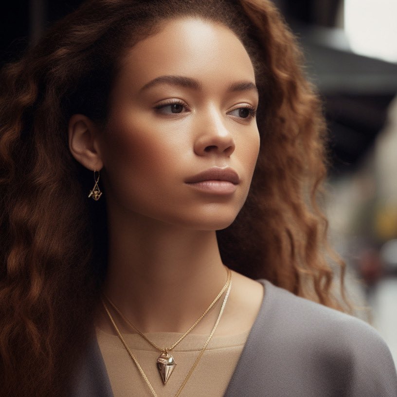 JEWELRESOURCES's tweet image. Let your style speak volumes with front-facing jewellery design. Our model beautifully showcases a pendant and earrings that demand attention, just like our latest blog post. Discover the power of a captivating first impression. 💎✨ #FrontFacingDesign #StatementStyle #Jewellery
