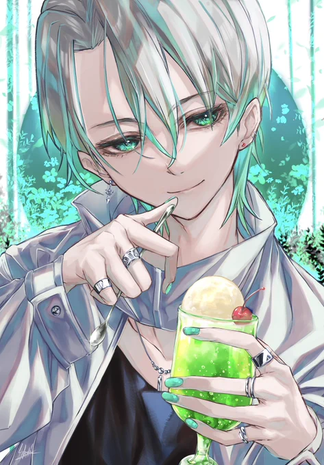 #作品をみてくださいあわよくばフォローしてください祭 色鮮やかなインナーカラーが特徴です