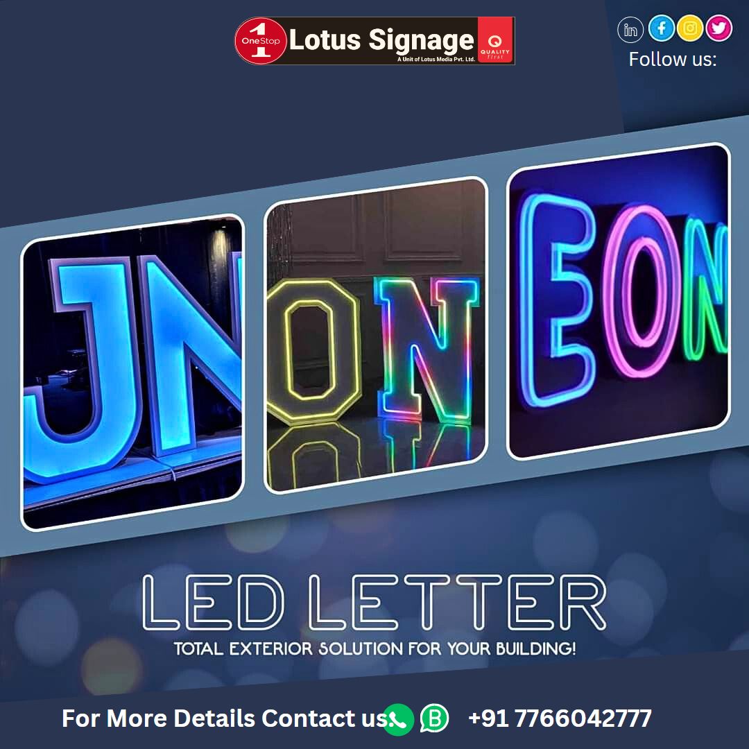 LED LEETERS " A cost-effective way to achieve the look you want ! Contact us:☎ +91 7766042777 #steelletter #acrylicletter #storebranding #ledsignboard #traficsignboard #outdoorbranding #neon #neonletter #neonsignboard #neondesign #patna #bihar