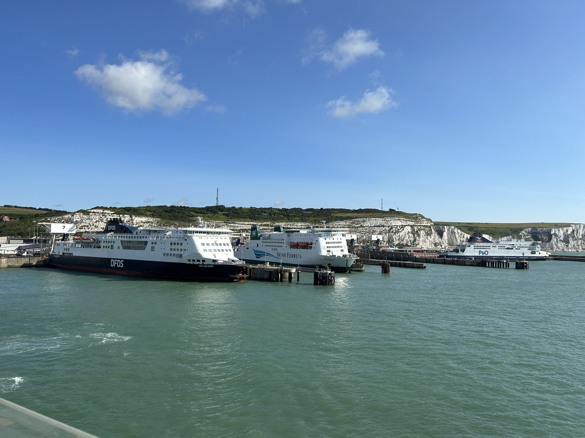 BohuntWokingham's tweet photo. Boarding at Dover, the Year 10 students are all very excited...say goodbye to the  white cliffs of Dover...welcome to France #GamechangerWeek #studentlife #enjoyrespectachieve https://t.co/61nbXgYBtC