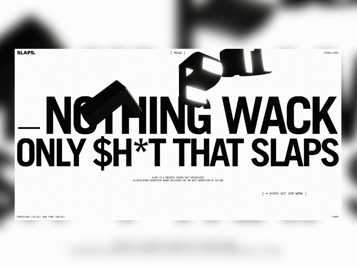 awwwards's tweet image. Feast your eyes on the new SOTD by SLAPS! This captivating design showcases the best of digital creativity. Check it out: bit.ly/43lIKsz #Awwwards #SOTD #WebDesign #DigitalDesign