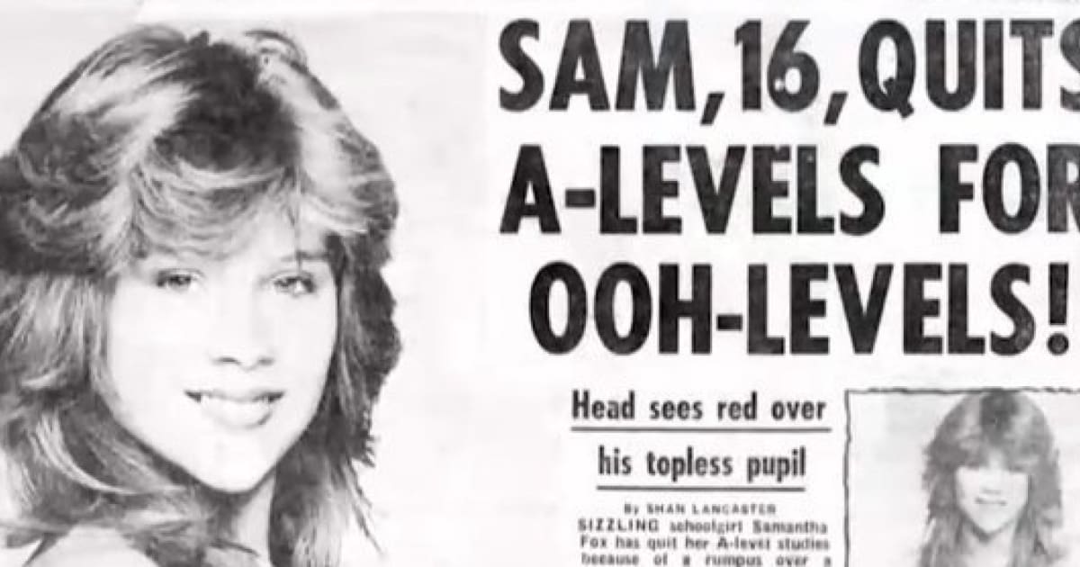 So, The Sun publish a topless photo of Sam Fox on her 16th birthday. This means they took the photo of her when she was 15. So who are the law breakers? #thesun #sun #bbcpresenter #beeb #bbcscandal #samfox