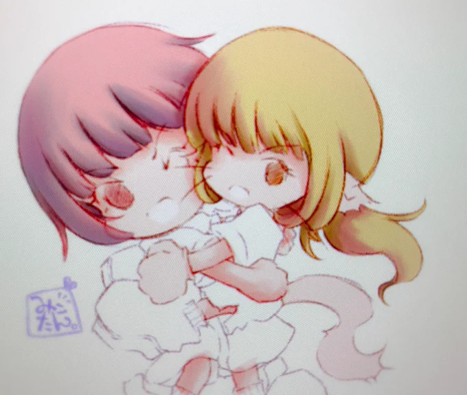 #wip 昨日塗りきれなかったのに寝てしまった…今日には終わるとっても可愛い出来(親バカ) 