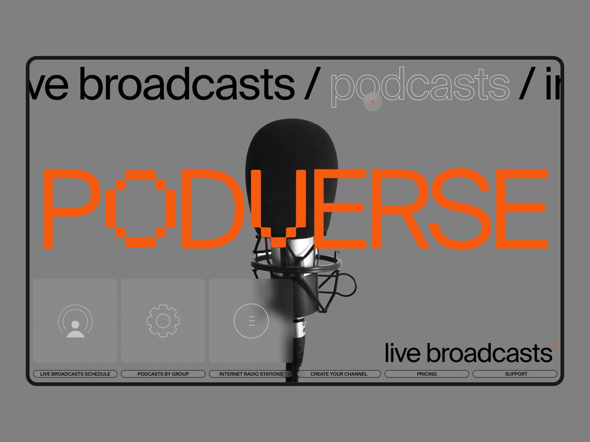 Podverse
A platform about podcasts where they go to the next level

#ui #ux #interface #webdesign #website #websitedesign #websiteconcept #concept #swissdesign #typography #minimalism #minimal #сlean #design #grids #graphics #podcasts #streamingplatform #streamingservice