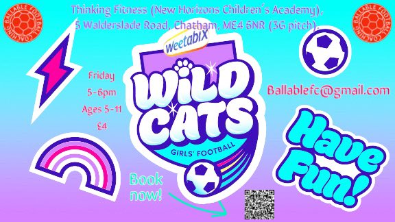 ballablefc's tweet photo. @SwingatePrimary if any of the girls enjoyed football yesterday, or if there are any other girls interested in football,  we run a girls only football session not far from the school every week in term time.

All the details are on the flyer. 😃⚽️🥳 https://t.co/FpWykTvpvH